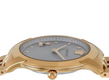 Versace Audrey Quartz Grey Dial Gold Steel Strap Watch for Women - VELR00719 Authentic Buy Shop Now