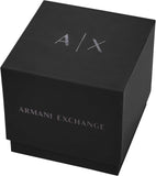 Armani Exchange Hampton Chronograph Black Dial Black Steel Strap Watch For Men - AX2189 Authentic Buy Shop Now
