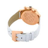 Swarovski Citra Sphere Chrono White Dial White Leather Strap Watch for Women - 5080602 Authentic Buy Shop Now