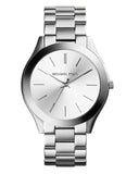 Michael Kors Slim Runway Silver Dial Silver Stainless Steel Strap Watch for Women - MK3178 Authentic Buy Shop Now