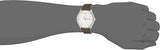Emporio Armani Dress Quartz White Dial Brown Leather Strap Watch For Men - AR1999 Authentic Buy Shop Now