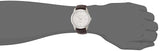 Calvin Klein Infinity Silver Dial Brown Leather Strap Watch for Men - K5S341G6 Authentic Buy Shop Now