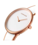 Calvin Klein Seduce White Dial Two Tone Steel Strap Watch for Women - K4E2N616 Authentic Buy Shop Now