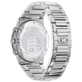 Salvatore Ferragamo Sapphire Chrono Black Dial Silver Steel Strap Watch for Men - SFME00321 Authentic Buy Shop Now