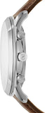 Fossil Neutra Chronograph White Dial Brown Leather Strap Watch for Men - FS5380 Authentic Buy Shop Now