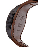 Fossil Nate Chronograph Brown Dial Brown Leather Strap Watch for Men - JR1511 Authentic Buy Shop Now