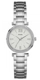 Guess Park Ave White Dial Silver Steel Strap Watch for Women - W0767L1 Authentic Buy Shop Now