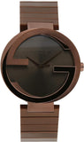 Gucci Interlocking XL Brown Dial Brown Steel Strap Watch For Men - YA133211 Authentic Buy Shop Now