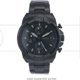 Fossil Bronson Chronograph Black Dial Black Steel Strap Watch for Men - FS5853 Authentic Buy Shop Now