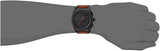Fossil Machine Chronograph Black Dial Brown Leather Strap Watch for Men - FS5234 Authentic Buy Shop Now