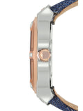 Guess Jet Setter Analog Blue Dial Blue Denim Strap Watch For Women - W0289L1 Authentic Buy Shop Now