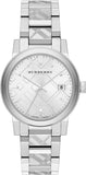 Burberry The City Silver Dial Silver Steel Strap Watch for Men - BU9037 Authentic Buy Shop Now