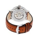Fossil Townsman Automatic Skeleton Blue Dial Brown Leather Strap Watch for Men - ME3154 Authentic Buy Shop Now