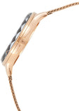 Swarovski Octea Nova Black Dial Rose Gold Mesh Bracelet Watch for Women - 5430424 Authentic Buy Shop Now