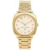 Marc Jacobs Mandy White Dial Gold Steel Strap Watch for Women - MJ3573 Authentic Buy Shop Now