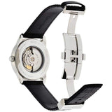 Calvin Klein Infinity Automatic Black Dial Black Leather Strap Watch for Men - K5S341C1 Authentic Buy Shop Now