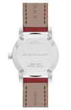 Burberry The City Silver Dial Red Strap Watch for Women - BU9232 Authentic Buy Shop Now