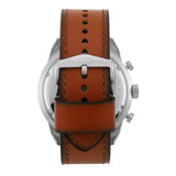 Fossil Bronson Chronograph Green Dial Brown Leather Strap Watch for Men - FS5738 Authentic Buy Shop Now