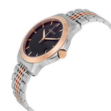 Gucci G Timeless Black Dial Two Tone Steel Strap Watch For Men - YA126410 Authentic Buy Shop Now