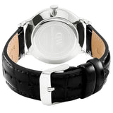 Daniel Wellington Dapper Reading Quartz White Dial Black Leather Strap Watch For Women - DW00100117 Authentic Buy Shop Now