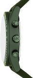 Michael Kors Accelerator Chronograph Green Dial Green Nylon Strap Watch for Men - MK9144 Authentic Buy Shop Now