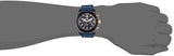 Fossil Modern Machine Chronograph Black Dial Blue Leather Strap Watch for Men - FS5066 Authentic Buy Shop Now