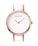 Calvin Klein Seduce White Dial Two Tone Steel Strap Watch for Women - K4E2N616 Authentic Buy Shop Now