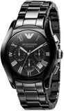 Emporio Armani Black Ceramic Dial Ceramic Strap Watch For Women - AR1401 Authentic Buy Shop Now