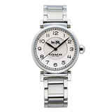 Coach Madison White Dial Silver Steel Strap Watch for Women - 14502394 Authentic Buy Shop Now