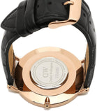 Daniel Wellington Classic Reading White Dial Black Leather Strap Watch For Men - DW00100014 Authentic Buy Shop Now