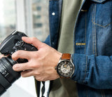 Fossil Townsman Automatic Skeleton Black Dial Brown Leather Strap Watch for Men - ME3181 Authentic Buy Shop Now