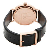 Calvin Klein Surround Black Dial Black Leather Strap Watch for Men - K3W216C1 Authentic Buy Shop Now