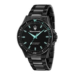 Maserati SFIDA Aqua Edition Analog Black Dial Black Steel Strap Watch For Men - R8853144001 Authentic Buy Shop Now