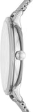 Fossil Jacqueline Three Hand Pink Dial Silver Mesh Strap Watch for Women - ES5089 Authentic Buy Shop Now