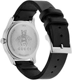 Gucci G Timeless Quartz Green & Red Dial Black Leather Strap Watch For Men - YA1264149 Authentic Buy Shop Now