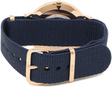 Daniel Wellington Classic Bayswater Black Dial Black NATO Strap Watch For Women - DW00100281 Authentic Buy Shop Now