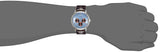 Guess Wafer Analog Blue Dial Brown Leather Strap Watch For Men - W0496G2 Authentic Buy Shop Now
