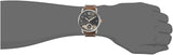 Fossil The Commuter Twist Black Dial Brown Leather Strap Watch for Men - ME1165 Authentic Buy Shop Now