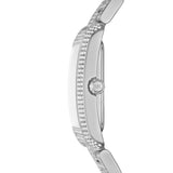 Michael Kors Emery Analog Crystals Silver Dial Silver Steel Strap Watch for Women - MK4648 Authentic Buy Shop Now
