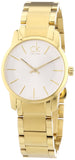 Calvin Klein City White Dial Gold Steel Strap Watch for Women - K2G23546 Authentic Buy Shop Now