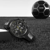 Hugo Boss Distinct Black Dial Black Silicone Strap Watch for Men - 1513859 Authentic Buy Shop Now