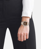Hugo Boss Novia Brown Dial Two Tone Steel Strap Watch for Women - 1502617 Authentic Buy Shop Now
