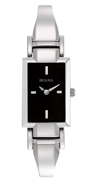Bulova Classic Collection Black Dial Silver Steel Strap Watch for Women - 96L138 Authentic Buy Shop Now