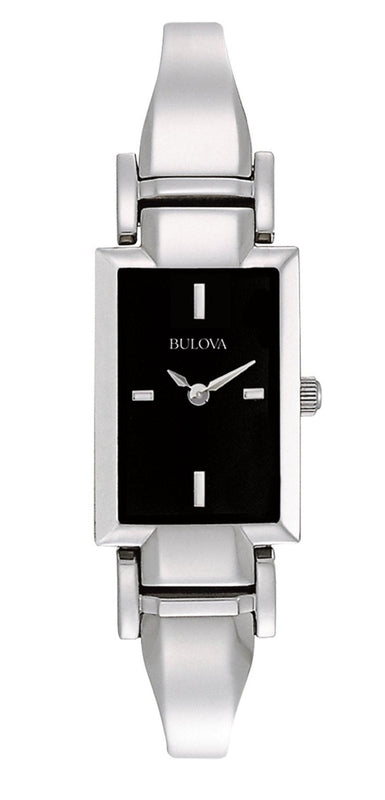 Bulova Classic Collection Black Dial Silver Steel Strap Watch for Women - 96L138 Authentic Buy Shop Now