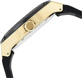 Guess Legacy Black Dial Black Rubber Strap Watch for Men - W1049G5 Authentic Buy Shop Now