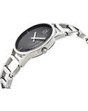 Calvin Klein Stately Black Dial Silver Steel Strap Watch for Women - K3G2312S Authentic Buy Shop Now