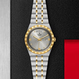 Tudor Royal Diamonds Automatic Grey Dial Two Tone Steel Strap Watch for Men - M28603-0002 Authentic Buy Shop Now