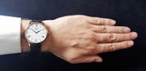 Tissot T Classic Tradition 5.5 Quartz White Dial Brown Leather Strap Watch For Men - T063.409.16.018.00 Authentic Buy Shop Now