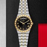 Tudor Royal Automatic Black Dial Two Tone Steel Strap Watch for Men - M28603-0003 Authentic Buy Shop Now