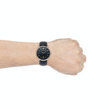 Emporio Armani Renato Analog Blue Dial Blue Leather Strap Watch For Men - AR11188 Authentic Buy Shop Now
